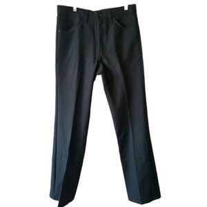 Vintage Wrangler Polyester Pants Mens 33x34 Green Bootcut 00082BT Western Flare